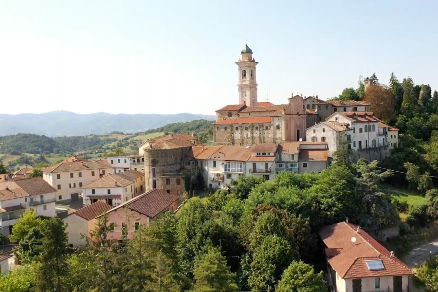 Monferrato Hills and Pareto View